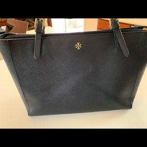 Tory Burch York Laptop Tote navy